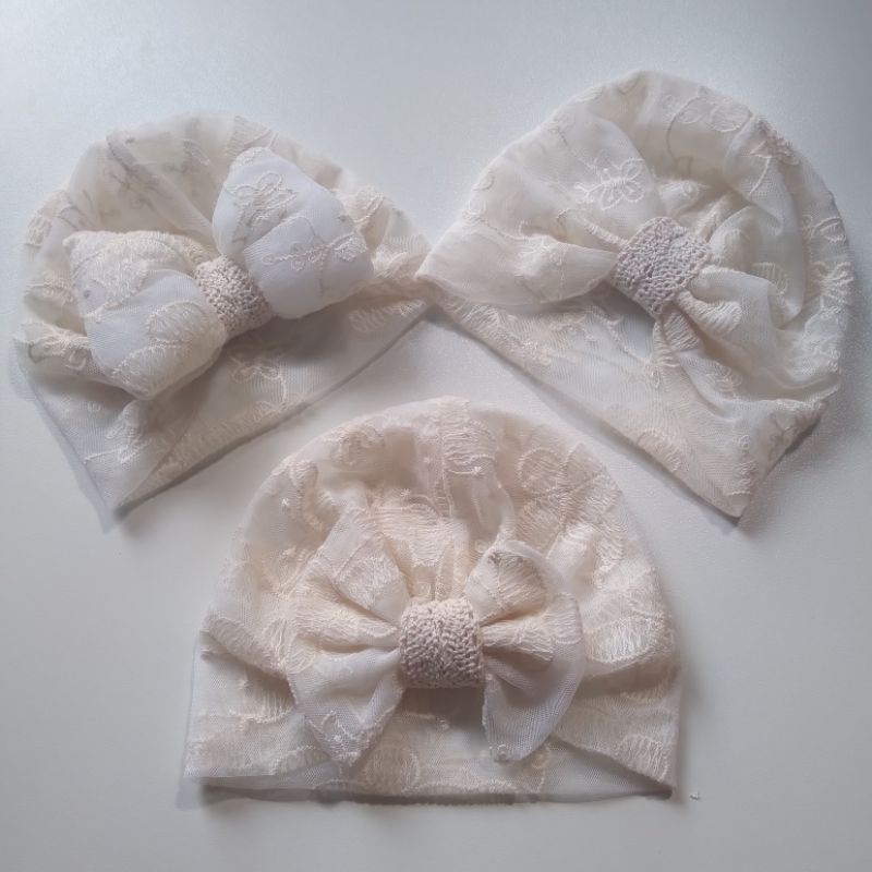 Mũ Turban /Mũ Ren / Băng đô Ren Nhiều Kiểu Cho Bé