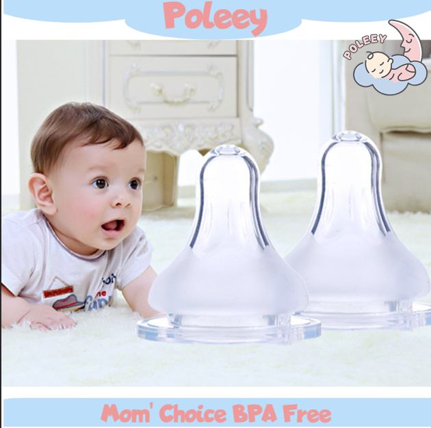 Núm Vú Giả Bằng Silicone Cao Cấp Cho Bé