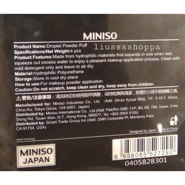 Mút Trang Điểm Miniso