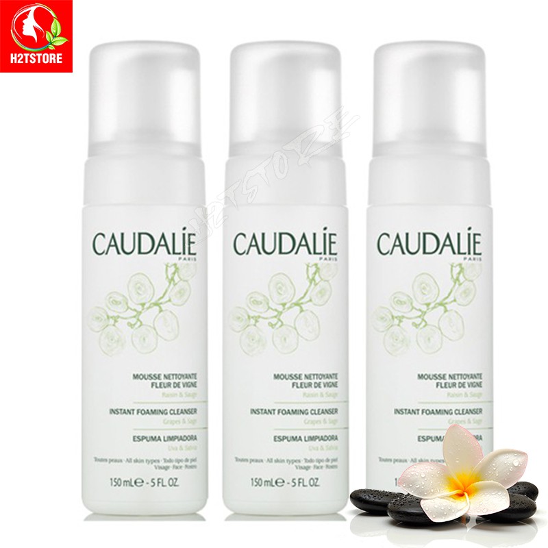 Sữa Rửa Mặt Tạo Bọt Caudalie Instant Foaming Cleanser Pháp 150ml