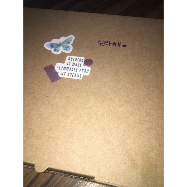 tranh kính tô màu mica BTS Butter (tặng kèm card bất kì, có giá đỡ) | BigBuy360 - bigbuy360.vn