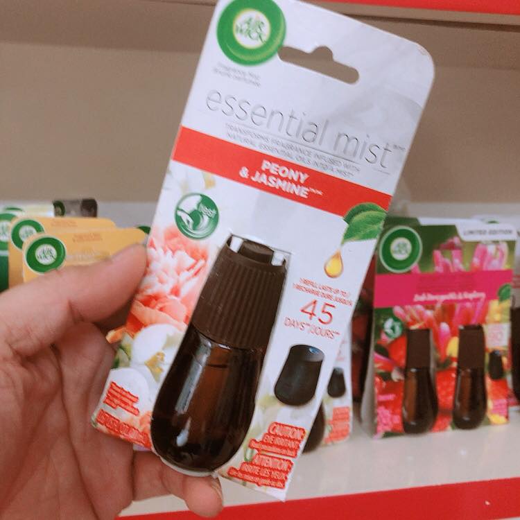 Tinh dầu Air Wick Mist Essential 20ml Mỹ dùng thay thế cho máy khuếch tán tinh dầu siêu âm