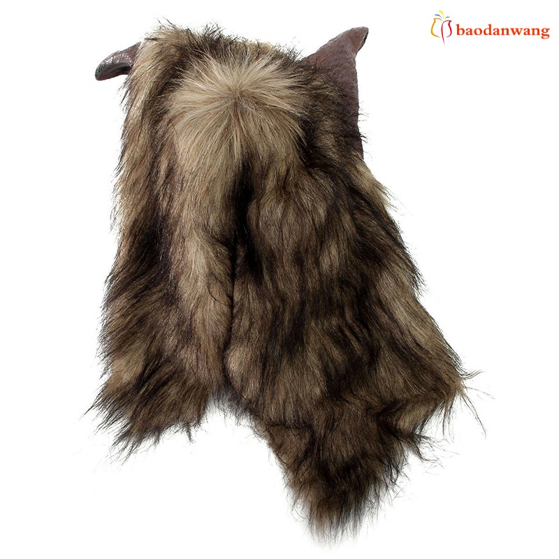 Mặt nạ đầu sói cao su + Bao tay hóa trang Halloween có bán lẻ