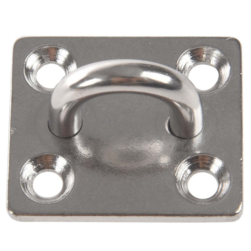 Set 2 Móc Treo Võng Gắn Tường Hình Chữ U Bằng Thép Không Gỉ Đa Năng Chịu Được Sức Nặng Kèm Móc