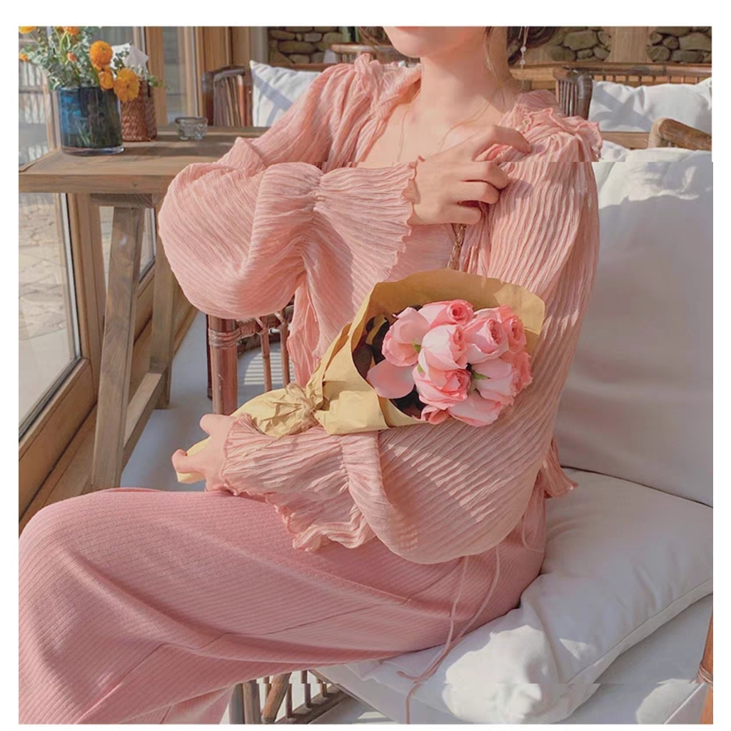 CÓ SẴN - Áo khoác voan mỏng nhẹ khoác ngoài vintage dành cho nữ