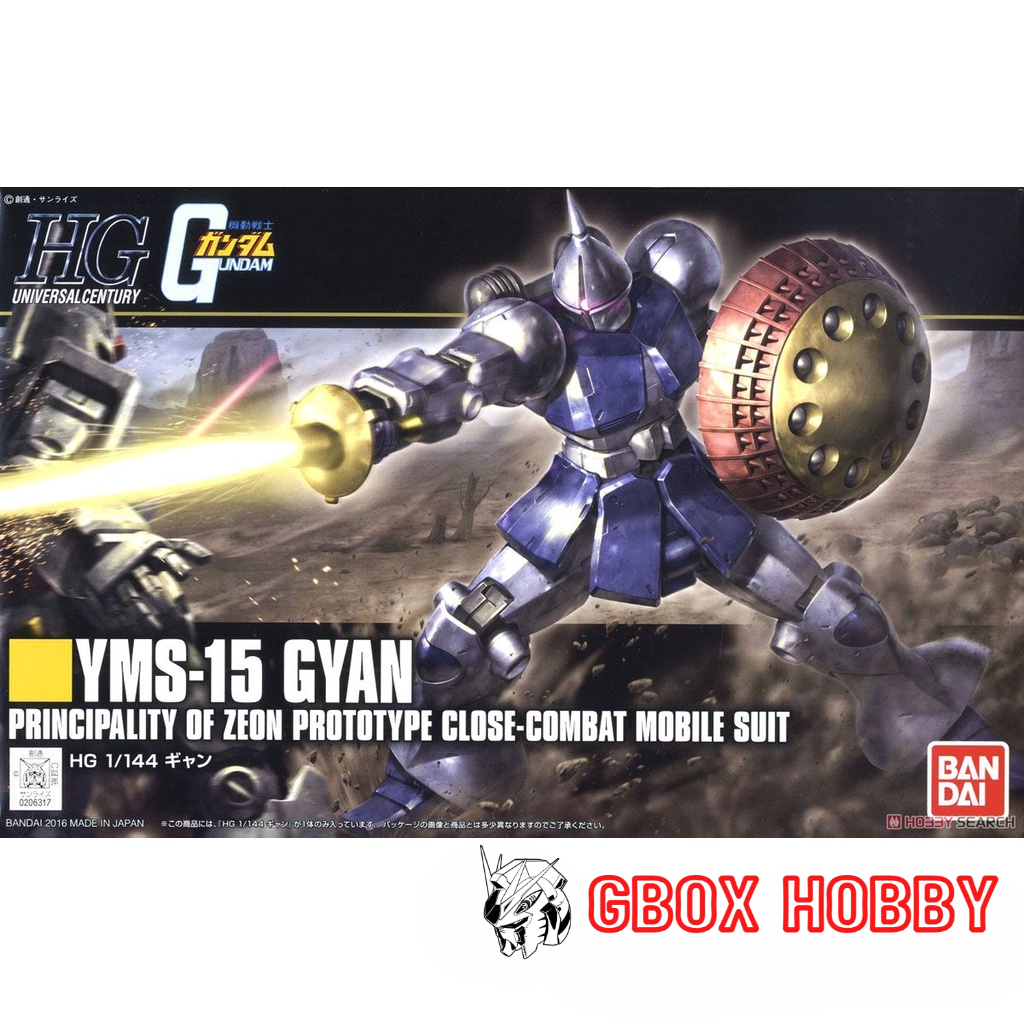 Gundam HG YMS-15 Gyan HGUC Bandai 1/144 Mô hình nhựa lắp ráp