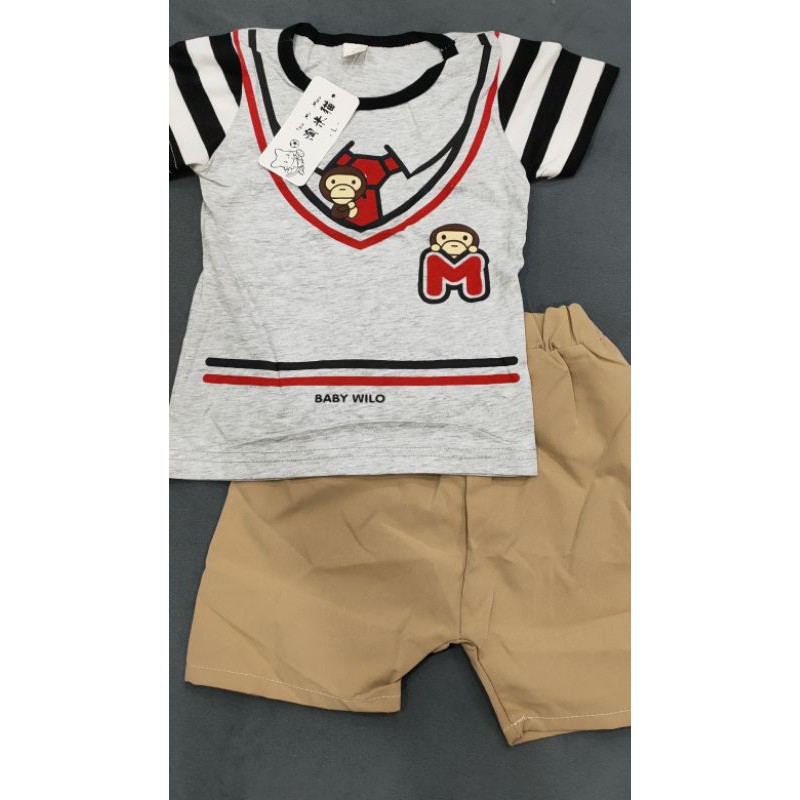 Bộ thun short cho bé