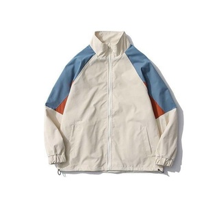 Áo khoác unisex cặp đôi King168, 2 lớp, vải dù, có túi trong dây kéo hông và nón mẫu HA03