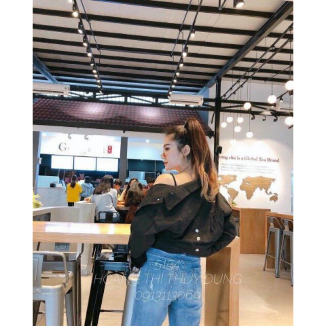 Áo khoác kaki form lửng nút sau hàng đẹp giá sỉ