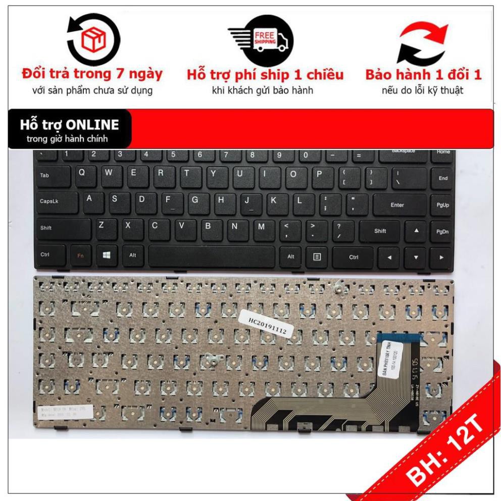 [BH12TH] Bàn phím Laptop Lenovo 100-14 100-14IBY 100-14IBD Cáp Lệch Hàng Mới 100% . 12 Tháng