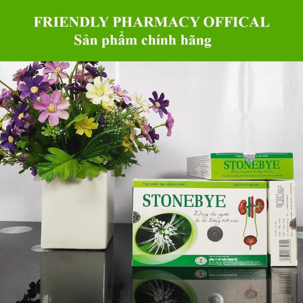 Stonebye – Hỗ trợ điều trị sỏi thận (Hộp 30 viên)