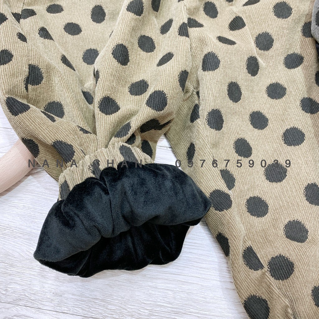 [Q028] Quần bom nhung lót lông sz 90-140