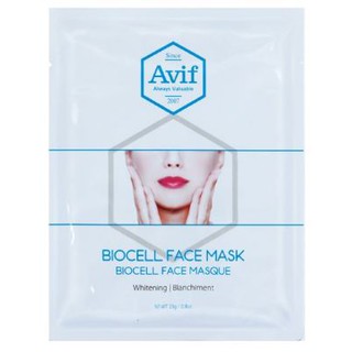 Mặt Nạ Biocell Dưỡng Trắng Da 23g (Avif Biocell Whitening Face Mask)