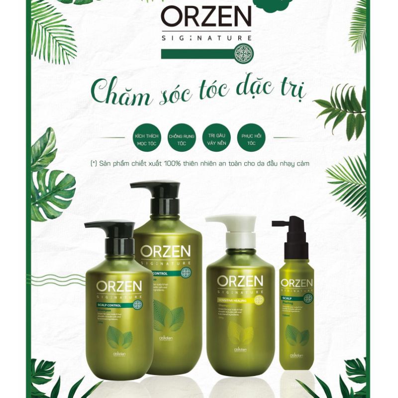 TẨY TẾ BÀO DA ĐẦU CHẾT (Orzen Signature Scalp Peeling)( Chính Hãng , chuẩn hàng  công ty. không đúng hoàn tiền)