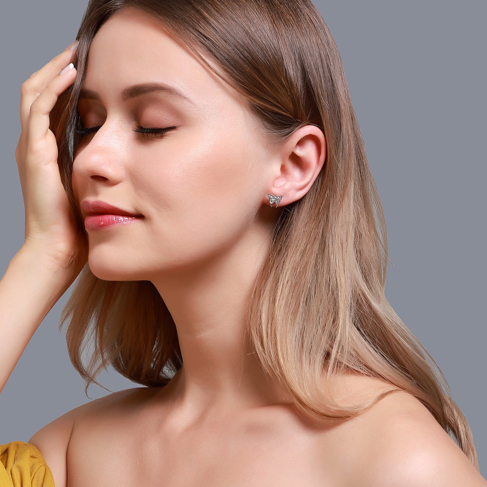 Hoa Tai Hình Bướm Bướm Mới Phong Cách Hàn Quốc Thời Trang Cho Nữ