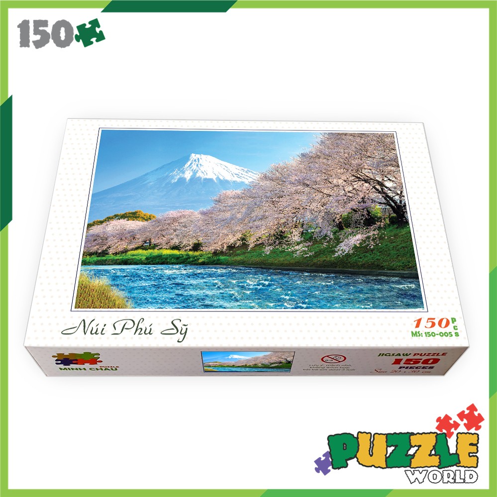 Tranh xếp hình 150 mảnh ghép – Núi Phú Sĩ Nhật Bản (20x30cm)