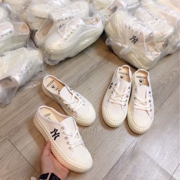 🎁 SOCK 🎁 Giày Sục Ny Đạp Gót Màu Trắng Chữ Đen, Sục Ny, Sục 𝐌𝐋𝐁 Đạp Gót Bản Đẹp , Hàng Full Box + Bill , Miễn Phí V | BigBuy360 - bigbuy360.vn