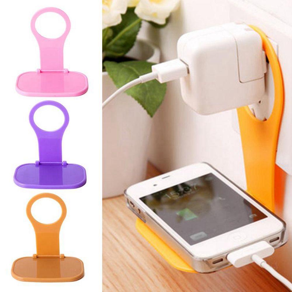 Giá Đỡ Phích Cắm Điện Gắn Tường Siêu Bền Màu Sắc Ngẫu Nhiên Tiện Dụng