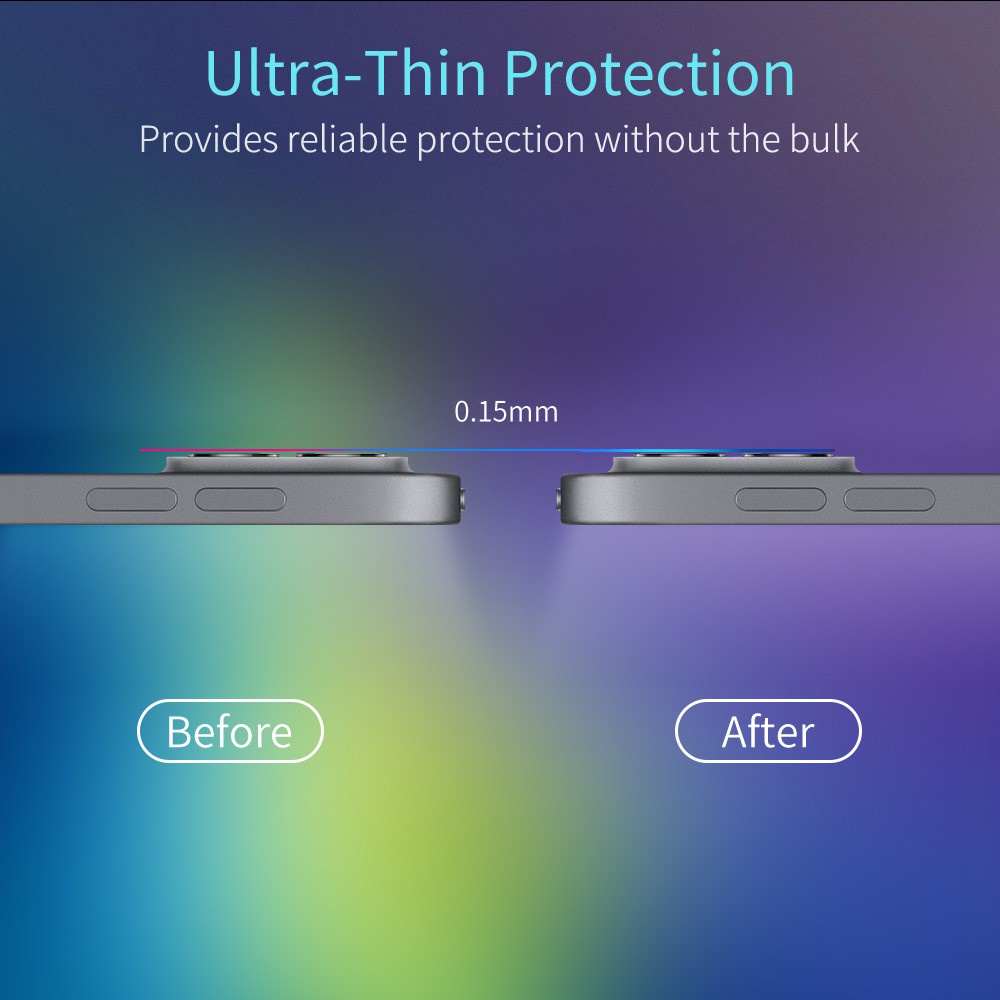 Set 2 miếng dán bảo vệ ống kính camera ESR cho ipad pro 2020 ipad pro 11 ipad pro 12.9