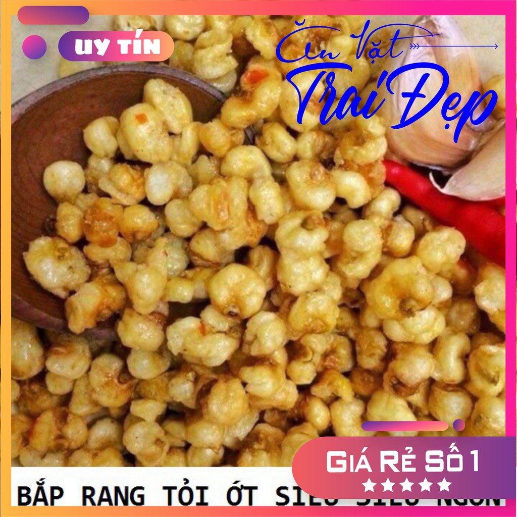 Bắp Rang Tỏi Ớt Hủ Pet 350G - Trai Đẹp Snack