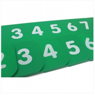 Giáo cụ Montessori thẻ số từ 0-9