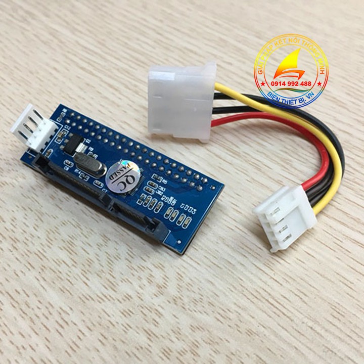 Card chuyển đổi HDD ATA 40Pin sang SATA.  Sử dụng cho ổ cứng HDD ATA  40pin 3.5 inch