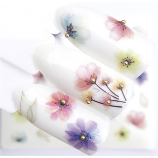 Decal nước 3D dán móng xing 08