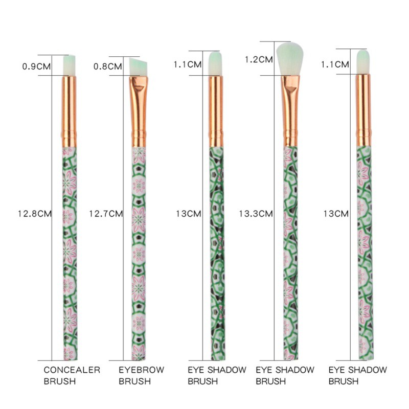 Set 10 cọ đánh mắt chuyên dụng trong trang điểm cao cấp