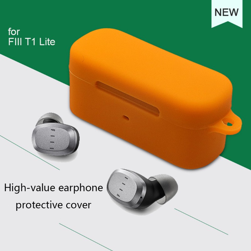 Vỏ silicon bảo vệ hộp sạc tai nghe Airpod Fiil T1 Lite