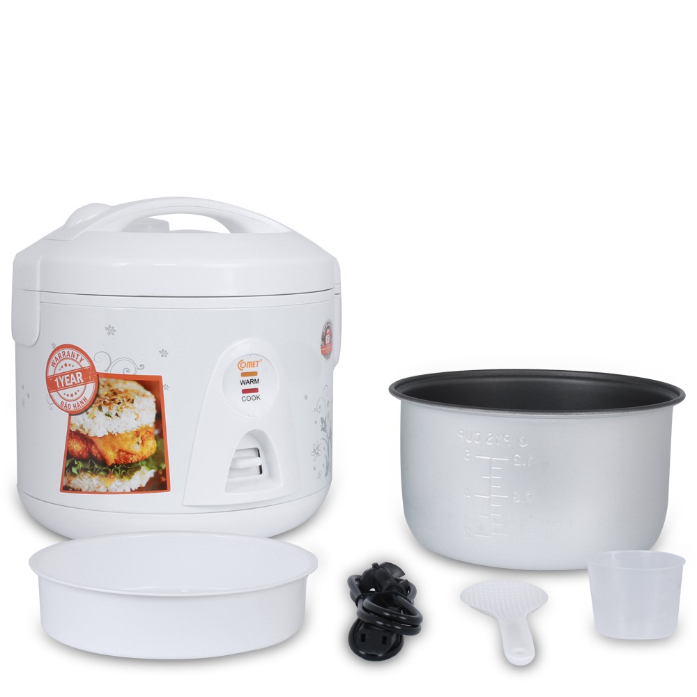 [Mã ELMS5 giảm 7% đơn 300K] Nồi Cơm Điện Comet 1.2 Lít CM8028 - Nắp Gài - Hàng Chính Hãng (Bảo Hành 12 Tháng) | BigBuy360 - bigbuy360.vn