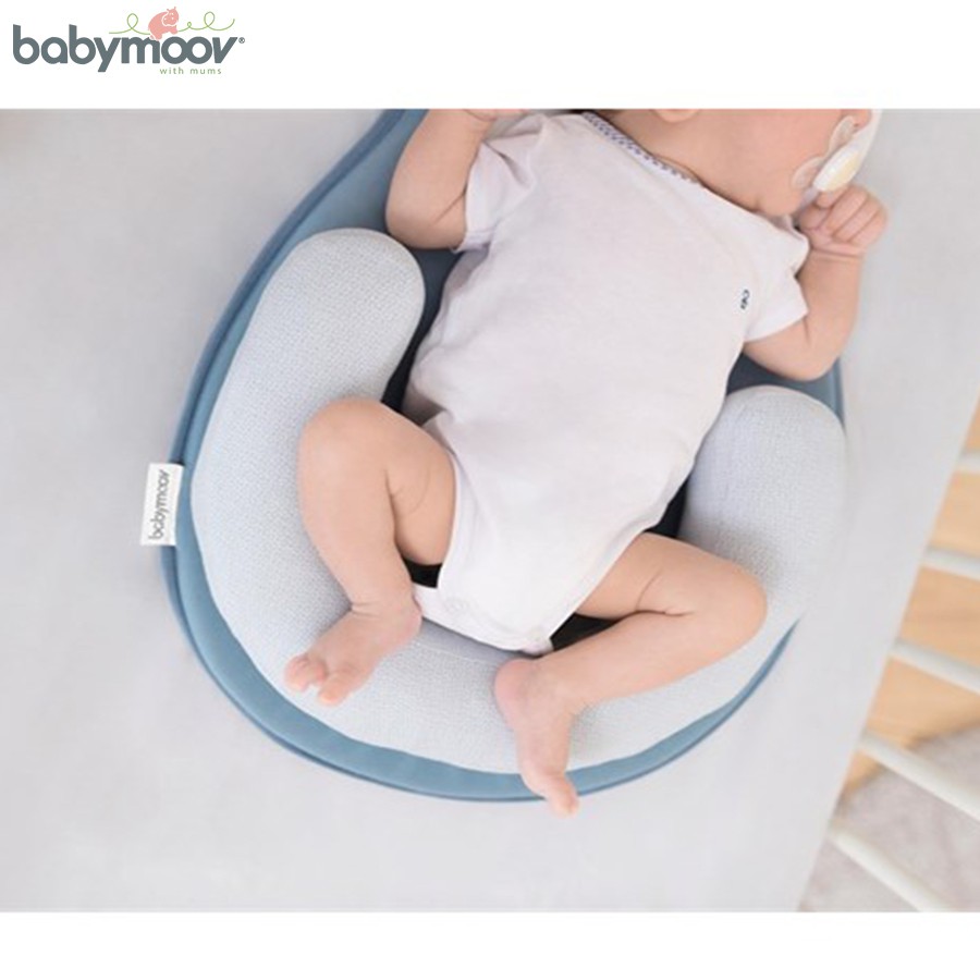 [Chính hãng] Đệm ngủ đúng tư thế Babymoov (Xanh/Ghi)