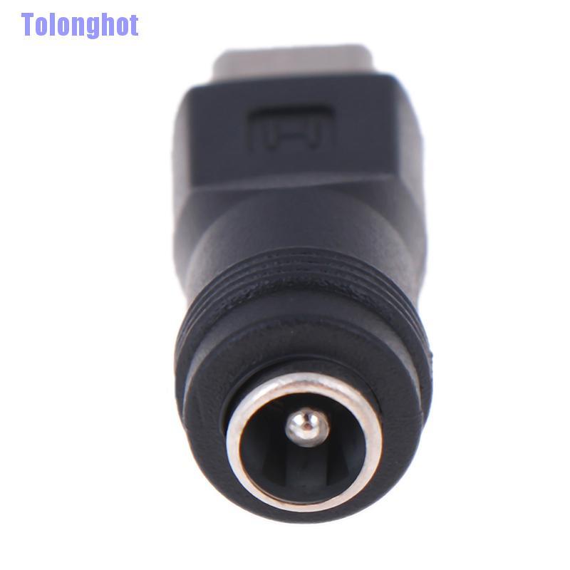 Phích Cắm Chuyển Đổi 1 5.5x2.1mm Sang Cổng Type-C 3.1 90 / 180 Độ