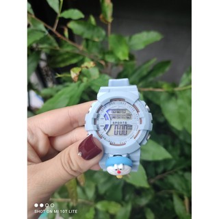 đồng hồ điện tử hình doremon cho bé
