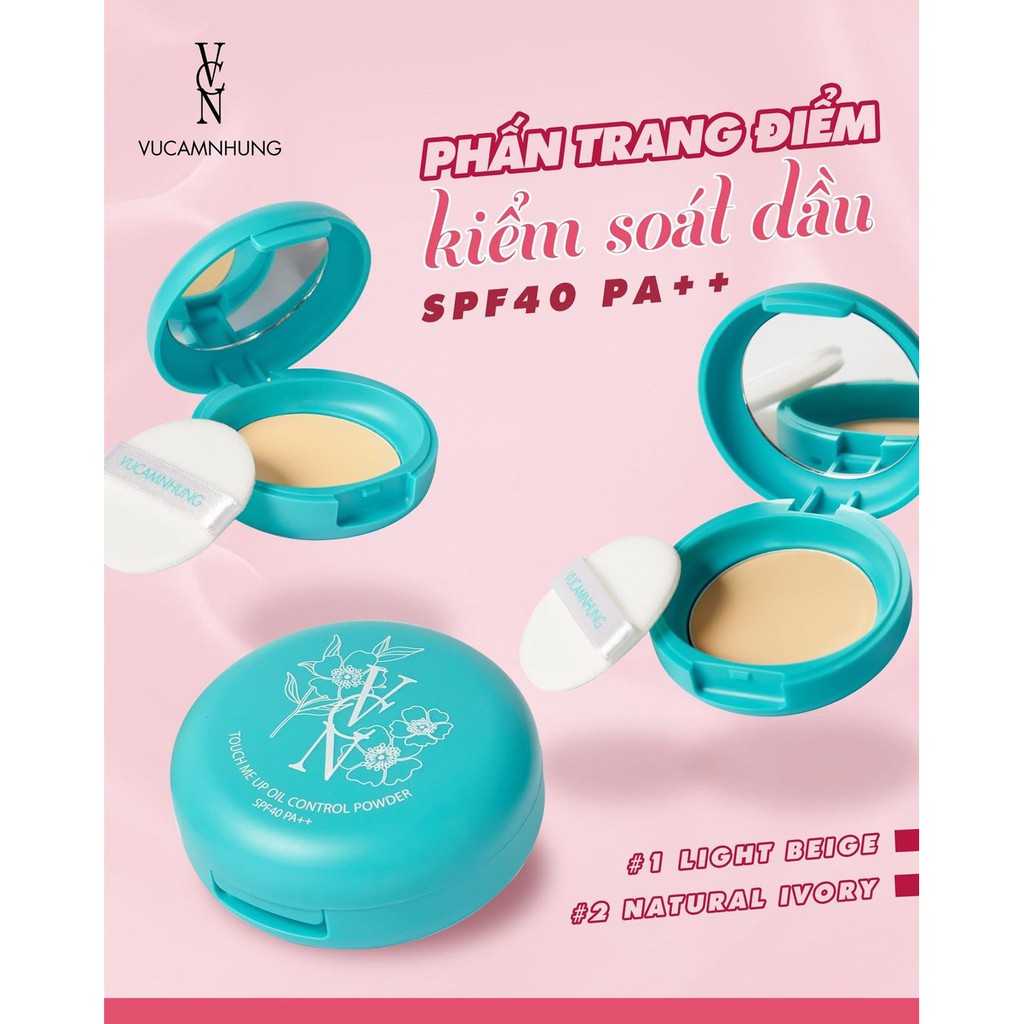 Phấn trang điểm kiểm soát dầu VCN SPF40 PA++