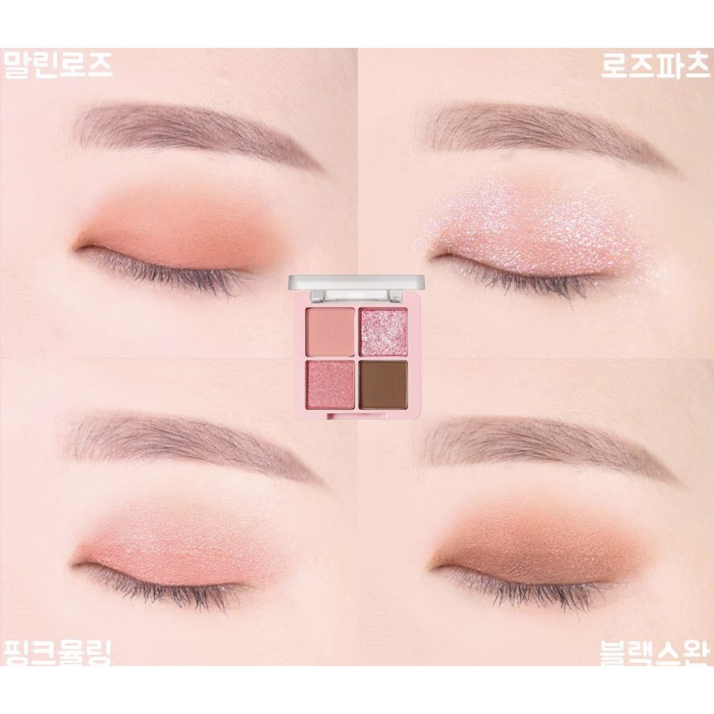 Phấn Mắt Black Rouge Crystal Heart Lock Shadow