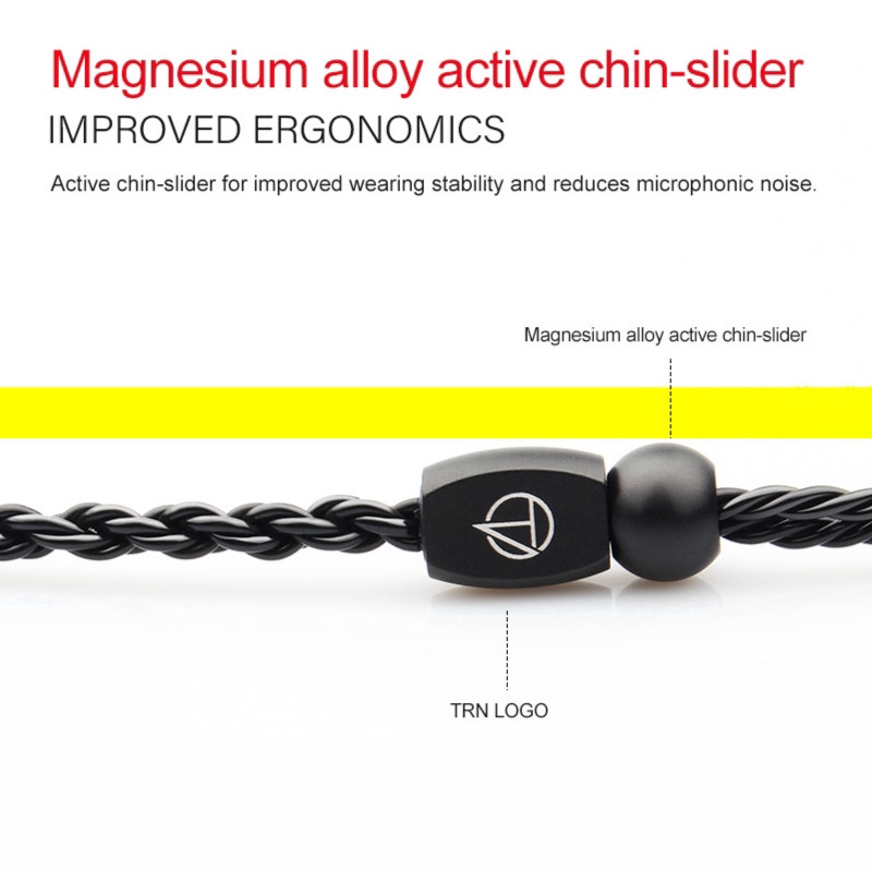 Cáp mạ đồng kết nối MMCX/2PIN đầu cắm 3.5mm cho TRN V80/V30/IM2