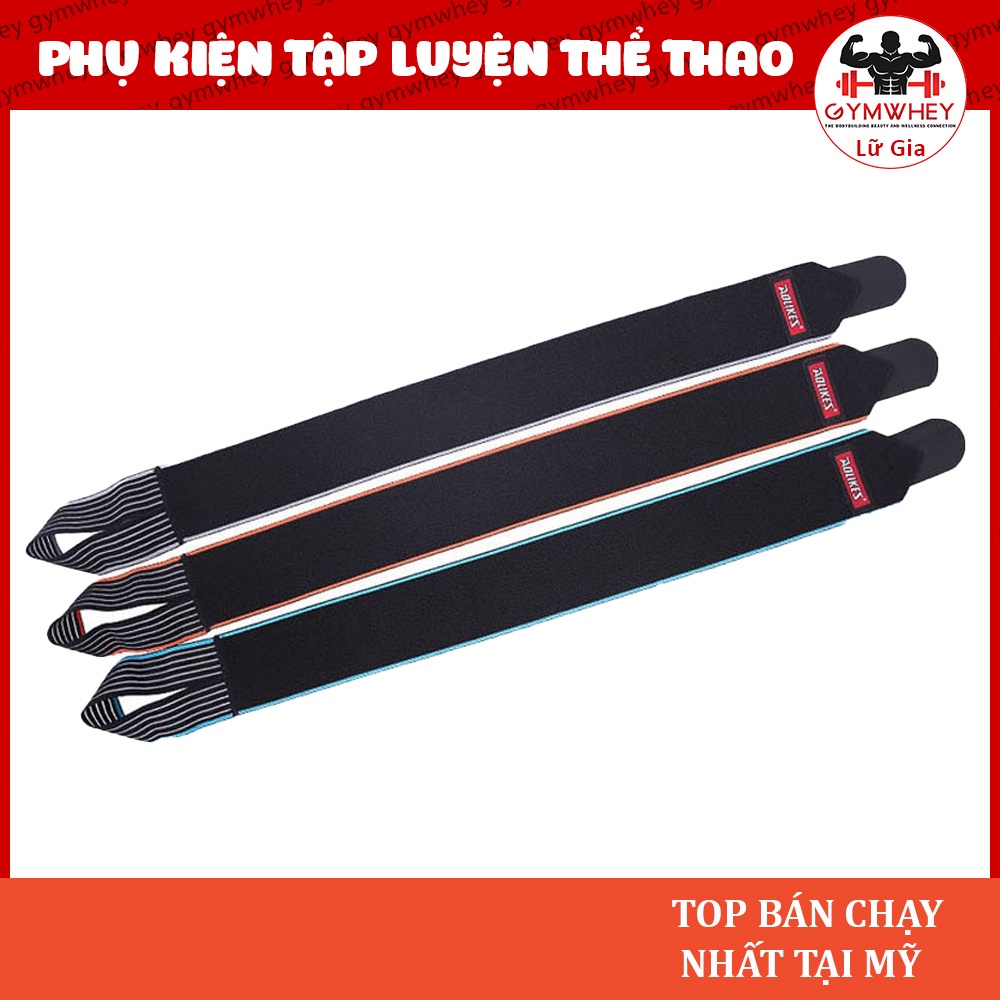 [GIÁ TỐT NHẤT] [Free ship] 2 chiếc Phụ Kiện Gym Aolikes băng quấn got chân và cổ tay thun sọc (1527) TPBS