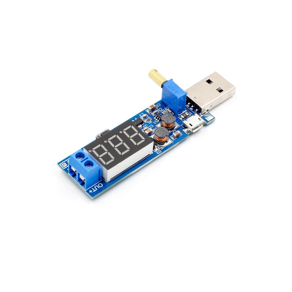 DC-DC 5V to 3.5V / 12V USB Step UP / Down Power Supply Module Adjustable Boost Buck Converter Out DC 1.2V-24V