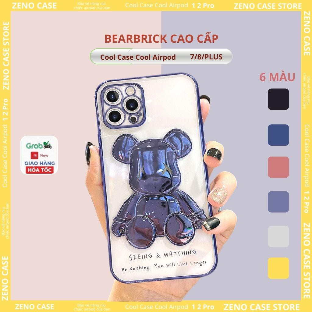 Ốp lưng iphone X-Brick trong cạnh vuông dành cho iphone 7plus/8plus hot trend nhất