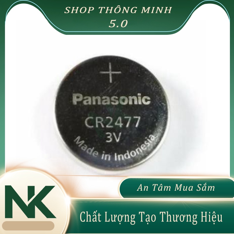 Combo 20 Viên Pin Cr2477 Panasonic Lithium 3V