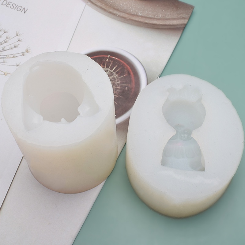 Khuôn Làm Bánh Pudding Hình Sư Tử Bằng Silicone