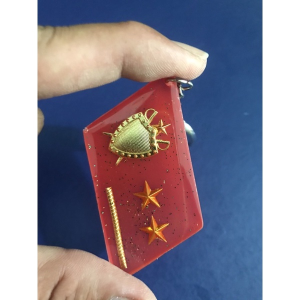 Móc khoá bộ đội resin quân hàm kết hợp