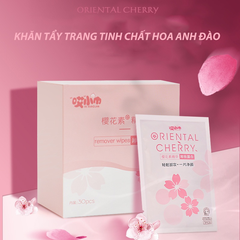 Khăn ướt tẩy trang 1 bịch 30 miếng, 32 miếng