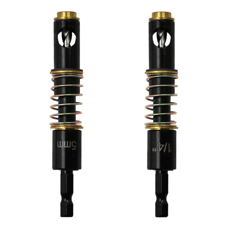 Mũi Khoan Bản Lề Cửa Tự Định Vị 5mm &amp; 1 / 4 &quot;Màu Đen Chuyên Dụng