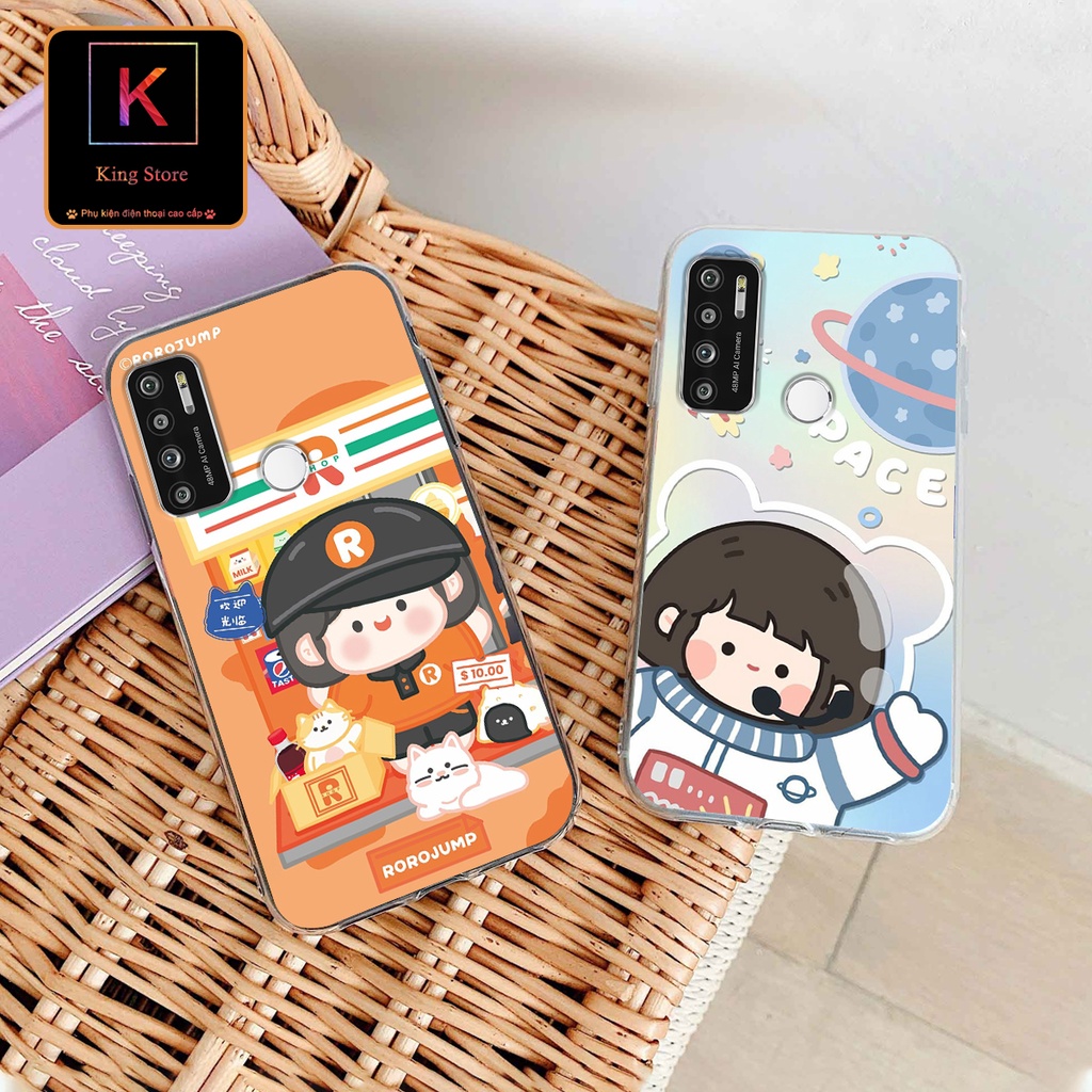 Ốp lưng Vsmart Live 4 - Vsmart live - Ốp in hình Ngân hà &amp; Roro Jumb