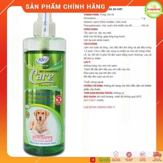 Sữa tắm chó mèo Bio Care 450ml  💫 FREESHIP 💫 Bio Care 450ml | diệt ve rận, bọ chét, khử mùi chó mèo