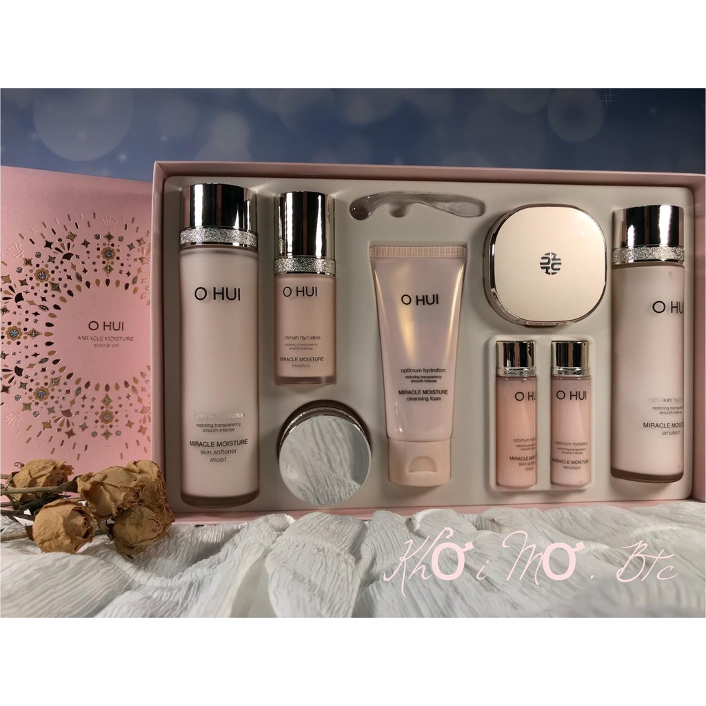 Set ohui hồng miracle moisture