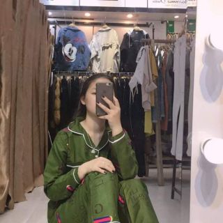 Bộ pizama tay dài quần dai