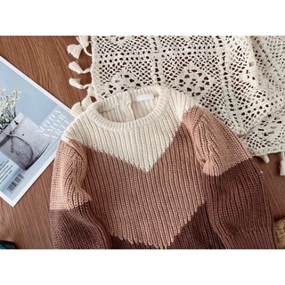 Áo len bé gái H&M sz 4-24M
