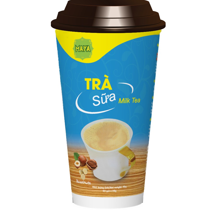 Trà sữa MAYA - HƯƠNG HAZELNUT (LY GIẤY tiện dụng) | BigBuy360 - bigbuy360.vn